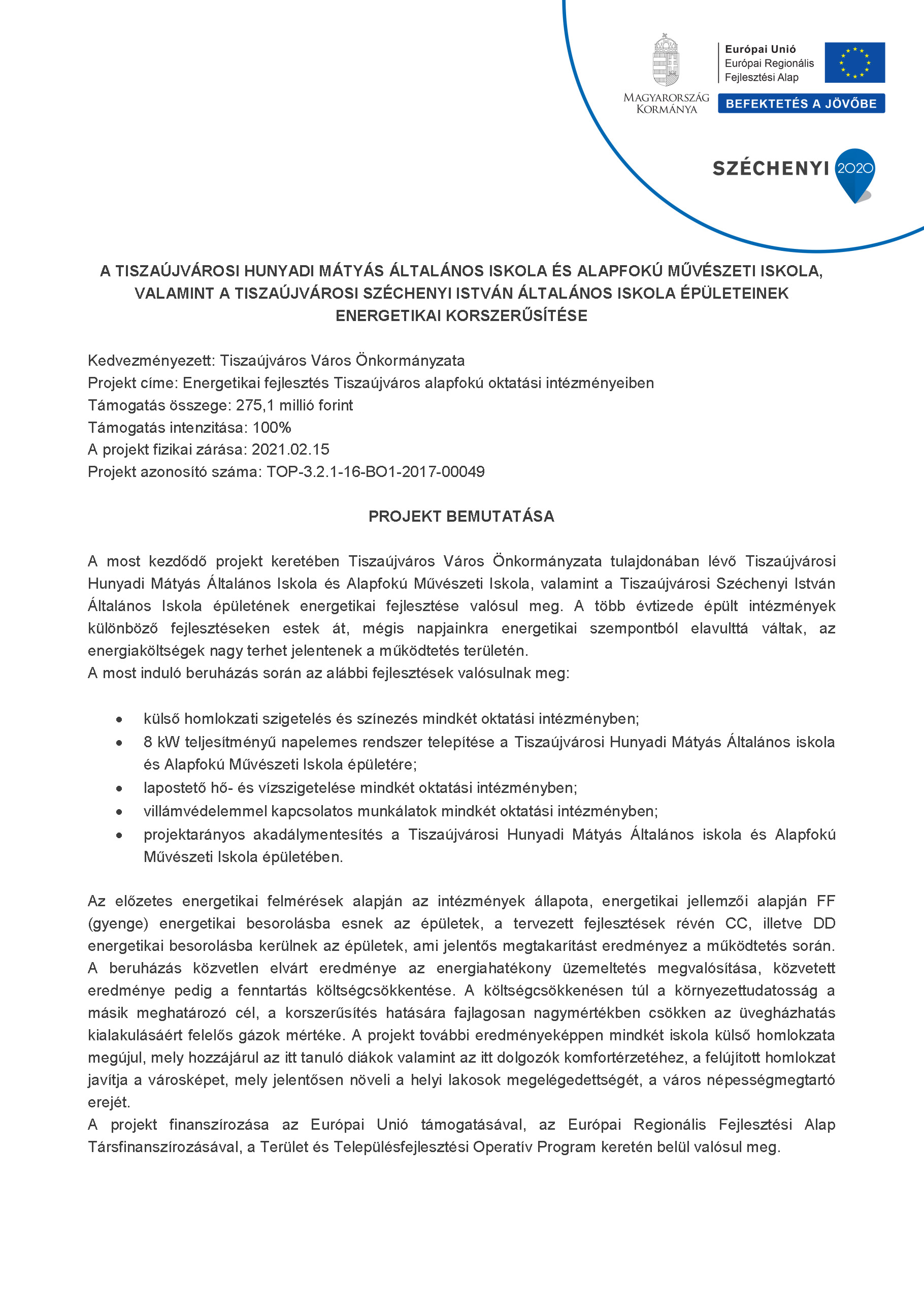 Pályázati tájékoztató plakát Pályázati tájékoztató plakát